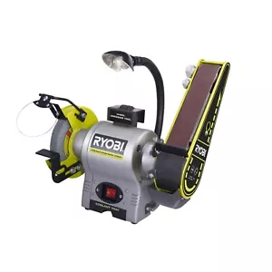 RYOBI 370W Professional Workshop Benchtop Grinder & Belt Sander Combo Power Tool - Picture 1 of 1