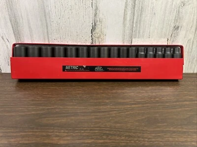 Mac Tools 16-PC. 1/2" Drive Metric Deep Impact Socket Set - 6-PT. SVDPM166TR - Image 1 of 4