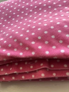 Pottery Barn Kids Luxe Chamois 88X90 Polkadot Duvet Cover - Picture 1 of 6