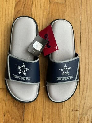 Dallas Cowboys NFL Men's Foam Slide On Sandal FOCO Size Small 7-8 NFL Licensed - Image 1 of 4