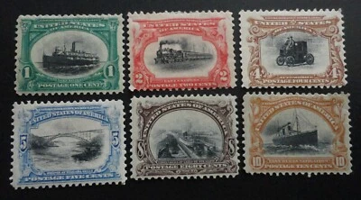SCOTT #294-299 MINT H 1901 PAN AMERICAN EXPOSITION BUFFALO COMPLETE SET STK #MY3 - Image 1 of 2