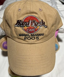 Hard Rock Cafe Nassau Bahamas 2005 Strapback Hut Love All Serve All Beige - Bild 1 von 7
