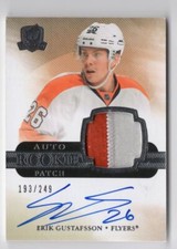 2011-12 Upper Deck The Cup ROOKIE PATCH AUTO Erik Gustafsson Rookie Auto 193/249