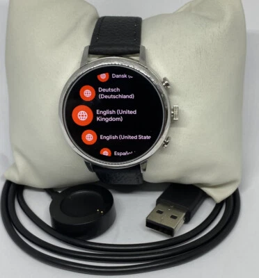 Fossil Gen 4 Authentic Digital Dial Smart Watch Custom Band FTW6017 DC429 - Image 1 of 4