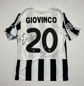 JUVENTUS 2009 2010 HOME JERSEY SHIRT SOCCER MAGLIA MATCH ISSUE GIOVINCO SIGNED