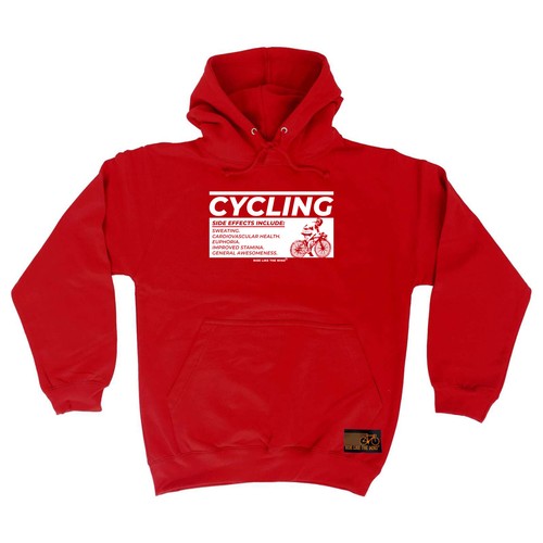 VETEMENTS Felpa con cappuccio divertente abbigliamento uomo donna Cycling Rltw effetti collaterali novità