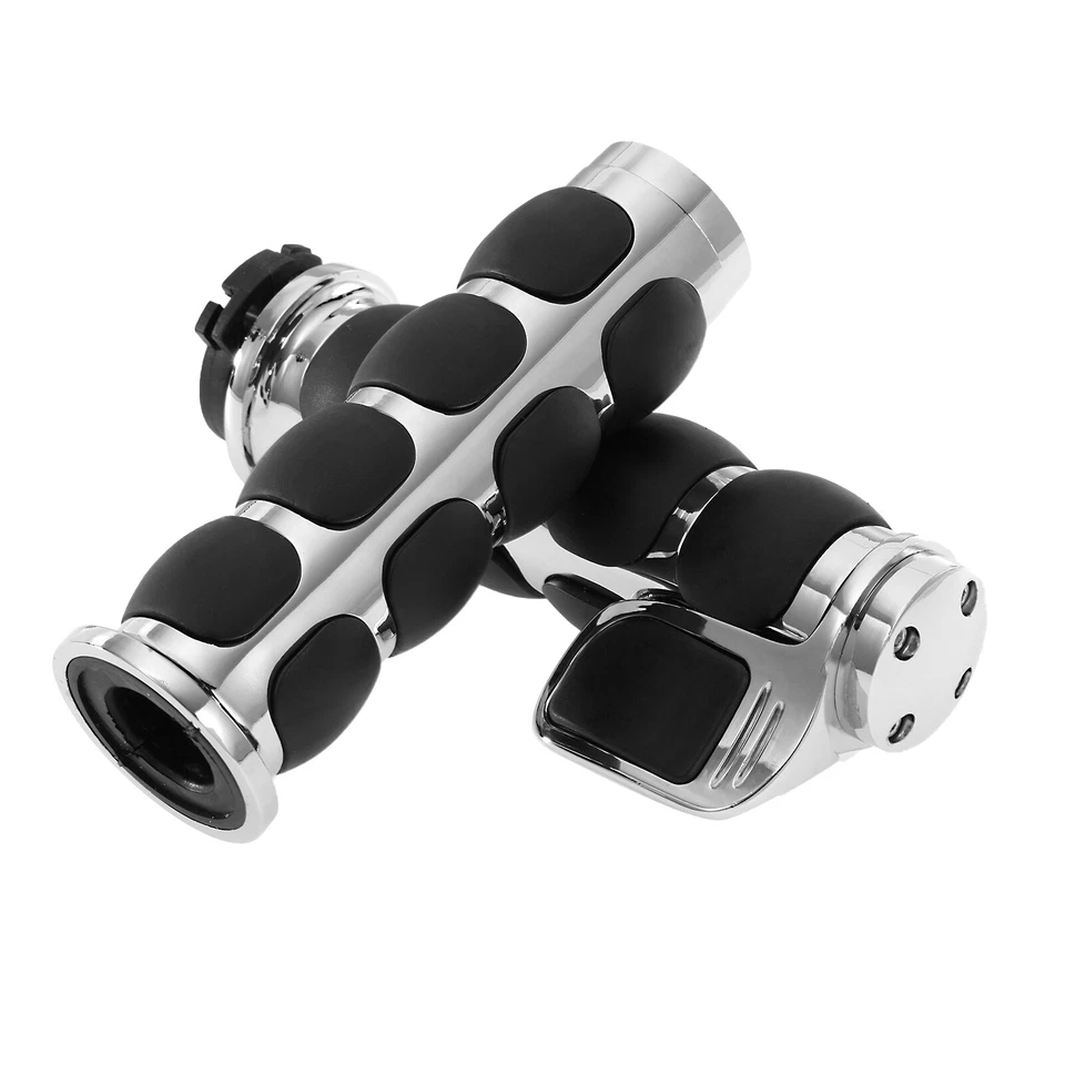 Throttle Universal 7/8" Hand Grips For Honda Kawasaki Suzuki Yamaha Foto 1 de 4
