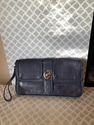 "Cosmopolitan Azul Marino Bolso sin asas Cartera Bolso de mano 7 x 12""" Foto 1 de 4