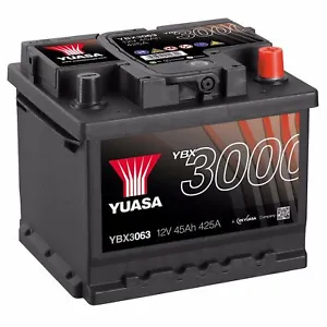 Yuasa SMF Battery 45Ah 425CCA - YBX3063 - 4 Year Warranty! - Picture 1 of 2