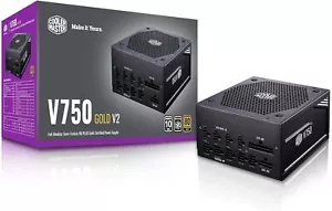 Cooler Master V750 Gold V2 PSU 80+ Certified 750W ATX Power Supply Full Modular - Picture 1 of 14