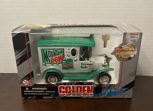 Golden Classic Special Edition Mountain Dew Delivery Truck Die Cast Gift Bank - Picture 1 of 6