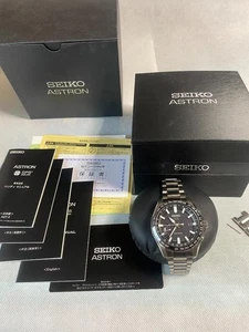 Reloj pulsera de lujo para hombre Seiko Astron SBXB161 GPS solar GPS titanio - Imagen 1 de 5