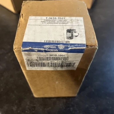 Johnson Controls T-3610-1001 Thermostat Low Limit Direct Acting Setpoint - Image 1 of 2
