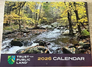 2026 Trust For Public Land 8 x 10 Wall Calendar 16 Months Free US Ship - Picture 1 of 4