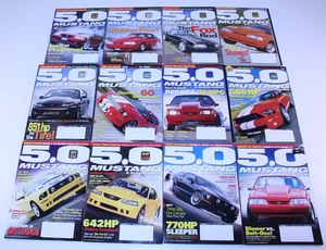 5.0 Mustang & Super Fords Magazine Lot Bundle 2006 Complete Year Set Car Issues - Bild 1 von 23