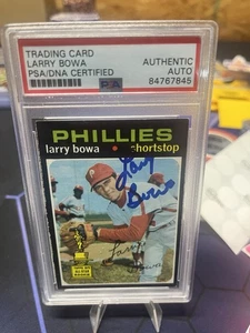 1971 Topps Larry Bowa Phillies #233 signed Autograph PSA/DNA EX - Bild 1 von 3
