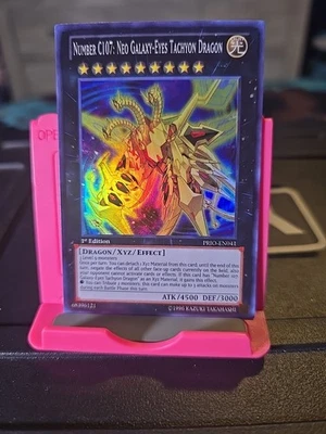 Yugioh Number C107: Neo Galaxy-Eyes Tachyon Dragon PRIO Ulti Rare 1st Ed. NM - Image 1 of 2