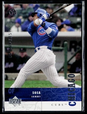 2002-03 UD SuperStars #42 Sammy Sosa Chicago Cubs - Image 1 of 2