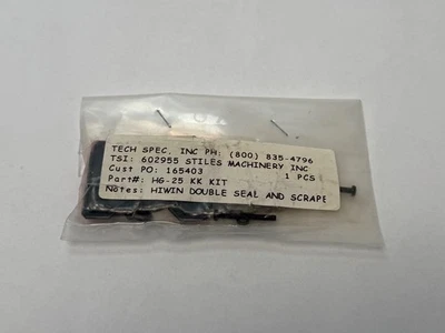 KIT Hiwin HG-25 KK Doble Sello y Raspado HG25 Foto 1 de 4