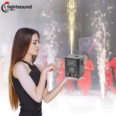Cold spark machine450w wedding dj party stage Mini cold sparkler machine remote - Image 1 of 4