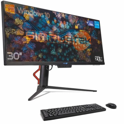 All in One i3 16GB 960GB 21:9 Ultrawide 30" 2K IPS Windows 10 PC Computer - Image 1 of 4