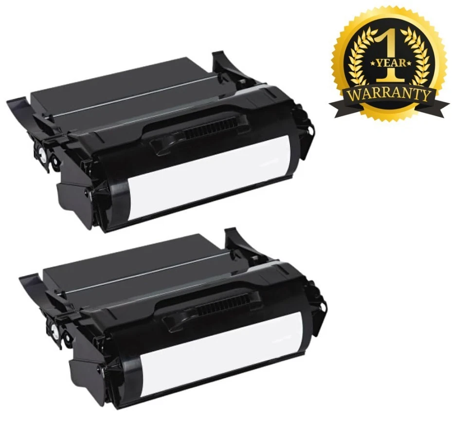 2PK 39V2513 Black Toner Cartridge Compatible with IBM InfoPrint 1832DN, 1832N - Image 1 of 1