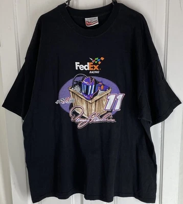 Camiseta Denny Hamlin 11 Tamanho 3X) Joe Gibbs Racing- FedEx NASCAR Chase Authentics - Imagem 1 de 4
