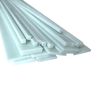 2PC 500mm long, 3-50mm wide, white, fiberglass, flat strips, square strips - Imagen 1 de 2