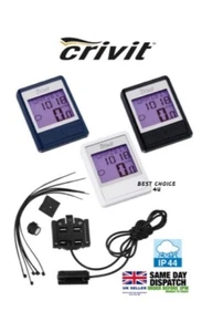 CRIVIT Bike Computer With Numerous Functions Speed Ride Timer - ( WHITE ) - Picture 1 of 4