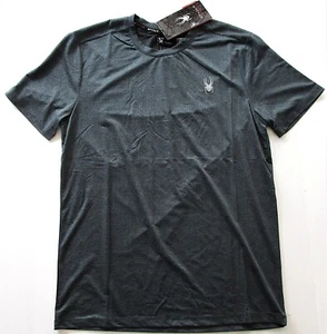 Spyder Herren Active Performance Stretch Kurzarm Hemd anthrazit schwarz - neu mit Etikett - Bild 1 von 15