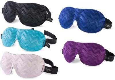 Bucky 40 Blinks CHEVRON Sleep Eye Mask Sleeping Ultralight Blindfold  ALL COLORS - Image 1 of 3
