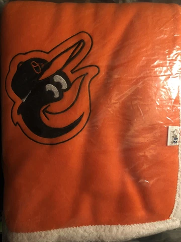 Baltimore Orioles Sherpa Blanket - SGA - 9/21/19 NEW In Wrapper 2019 Cover