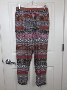 Lilka Anthropologie Damen Sommer Hose Gr. M 100% Viskose geblümt - Bild 1 von 9
