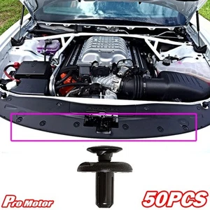 Bumper Fender Engine Cooling Fan Retainer Clip Fasteners Plastic Rivet Nylon P9 - Picture 1 of 2