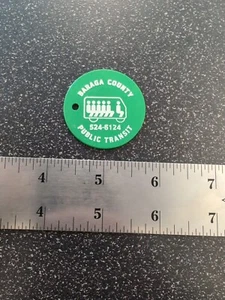 Baraga County Michigan Public Transit Token Good for 25c in Fares MI - Picture 1 of 2