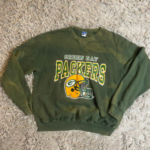 Vintage  Champion Green Bay Packers Crew Neck Sweatshirt; Mens XL Made In USA