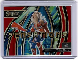 Thea Hail 2024 Panini Select WWE Sensations Red Prizm #7 WWE NXT #37/99 - Picture 1 of 2