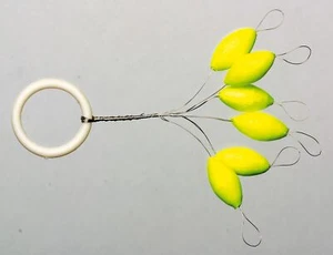 Iron Trout piloto luminoso ovalado / amarillo piloto fijo masa de trucha cebo bolas piloto - Imagen 1 de 1