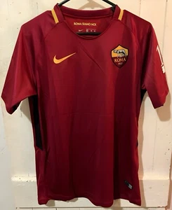 AS Roma 2017 TOTTI 10 X Home Shirt Tribute Jersey Una Vita Serie A Final Match M - Picture 1 of 16