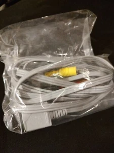Cable AV compuesto para Nintendo Wii RVL-009 genuino original OEM 8 pies - Imagen 1 de 1