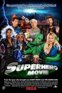 SUPERHELDEN FILM Leinwand gebraucht Requisite 2x Zeitungen Spiderman Spoof Komödie Echtheitszertifikat - Bild 1 von 7