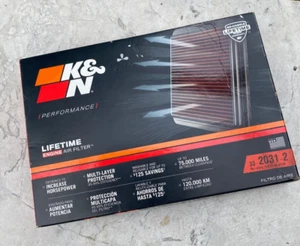 K&N 33-2031-2 Engine Air Filter, Fits Nissan / Infinity - Foto 1 di 2