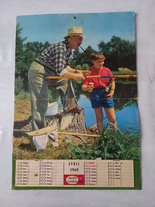 Vintage 1960s MOTTE SHOEMAKER Advertising Beer Calendar Cardboard - Picture 1 of 6