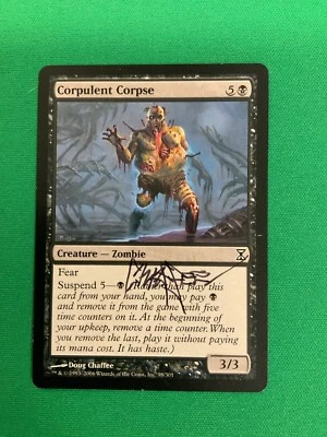 MTG Magic Corpulent Corpse Signed Artist Proof X1 Time Spiral Chaffee - Image 1 of 2