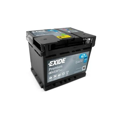 Battery For VW Derby 86 0.9 Exide Premium 12V 47Ah 450CCA Type 063P - Image 1 of 4