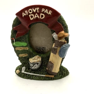 Marco de fotos de golf de papá sostiene imagen 4 cm x 3,5 cm retrato independiente pintado a mano - Imagen 1 de 9