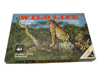 Ravensburger Wild Life Das große Tierspiel 1970 Spiel Ersatzteile Unvollständig - Bild 1 von 4