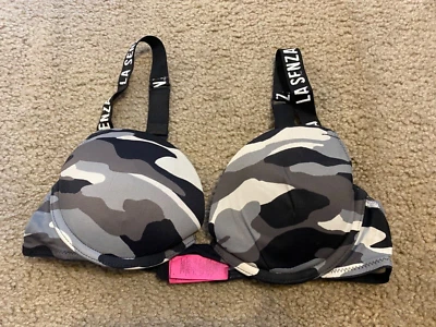Sujetador Push Up Pluge Camuflado Cubierto Acolchado Push Up La Senza Talla 34B Foto 1 de 3