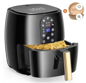 "Effortlessly Cook Healthy and Delicious Meals with the 5.2QT Oilless Air Fryer - Picture 1 of 6