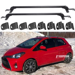 43" Car Top Roof Rack Cross Bar Luggage Cargo Carrier Aluminum For Toyota Yaris - Picture 1 of 12